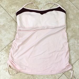 Lululemon light pink yoga top
